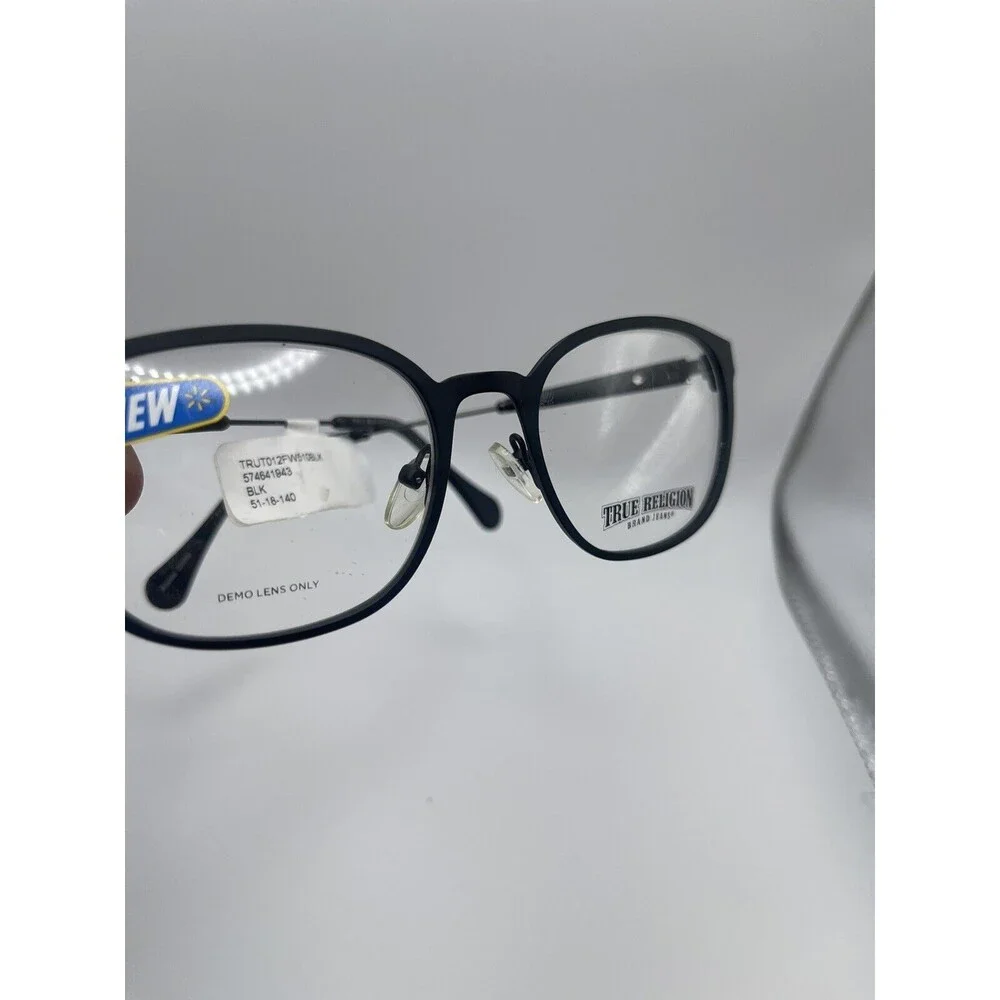 True Religion T012 Eyeglasses Frame In Black 52-18-140 New